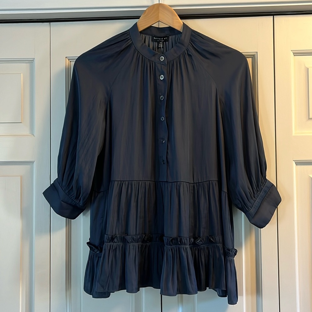 Navy blue blouse